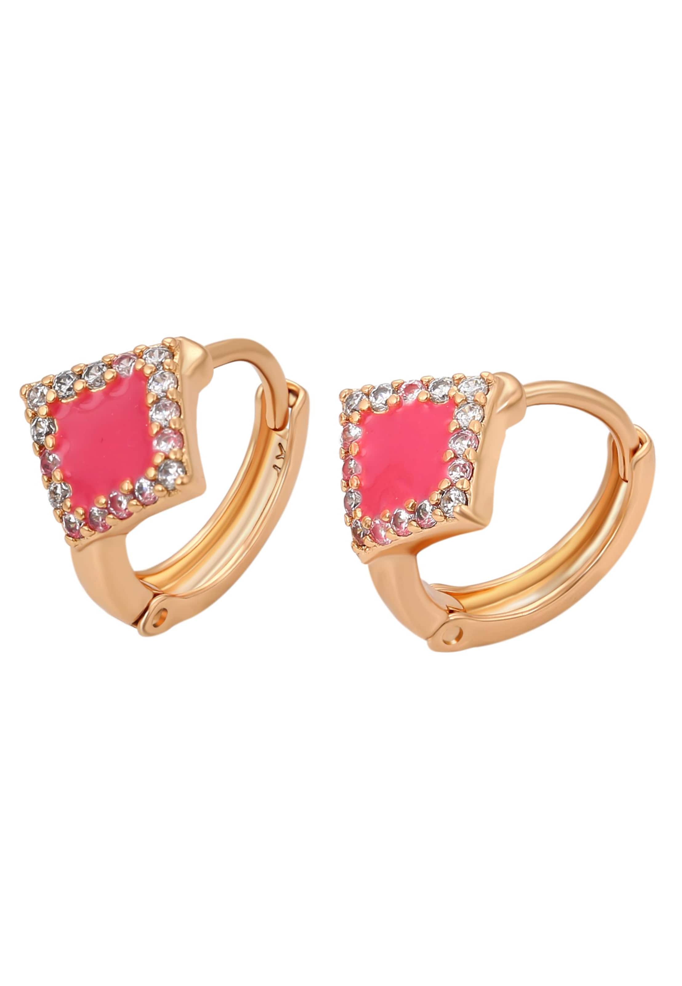 faina - Pendientes en oro: frente