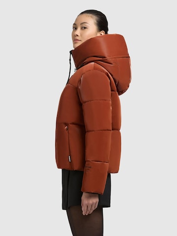 khujo Winter jacket 'Audrey' in Brown