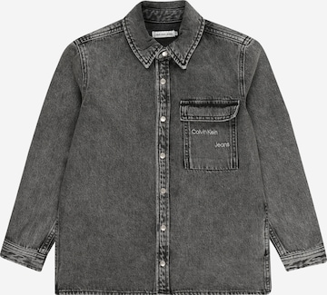Calvin Klein Jeans - Casaco meia-estação em cinzento: frente