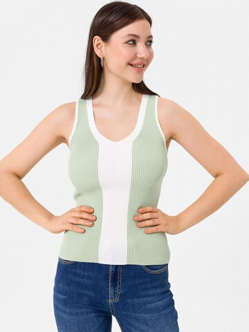 Top di Dandalo in verde: frontale