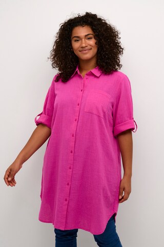 KAFFE CURVE Tunic 'Paula' in Purple
