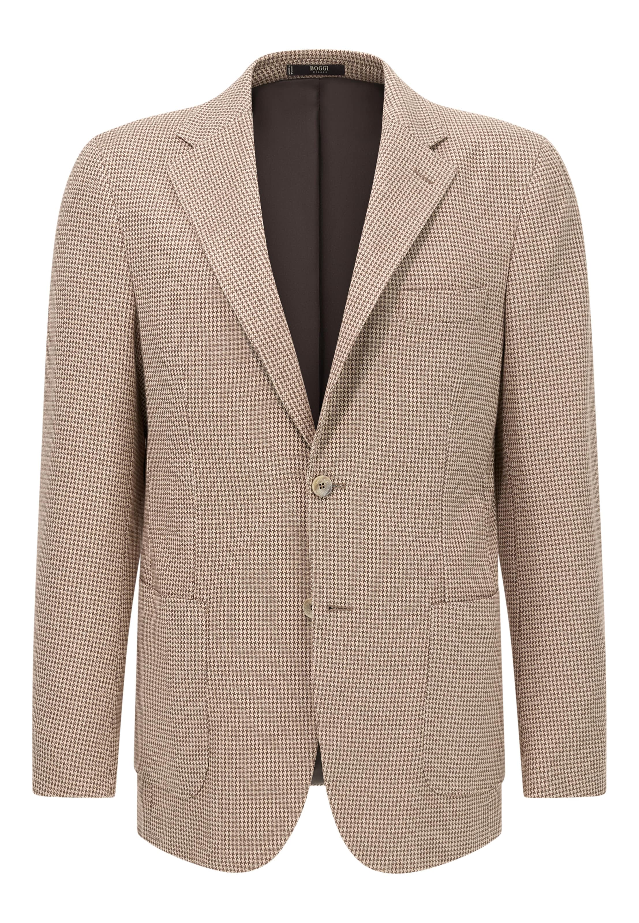 Boggi Milano Slim fit Colbert in Grijs: voorkant