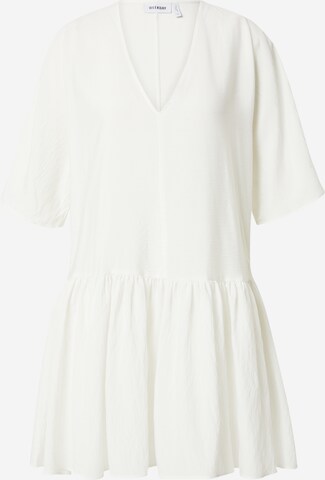 Robe 'Minou' WEEKDAY en blanc : devant