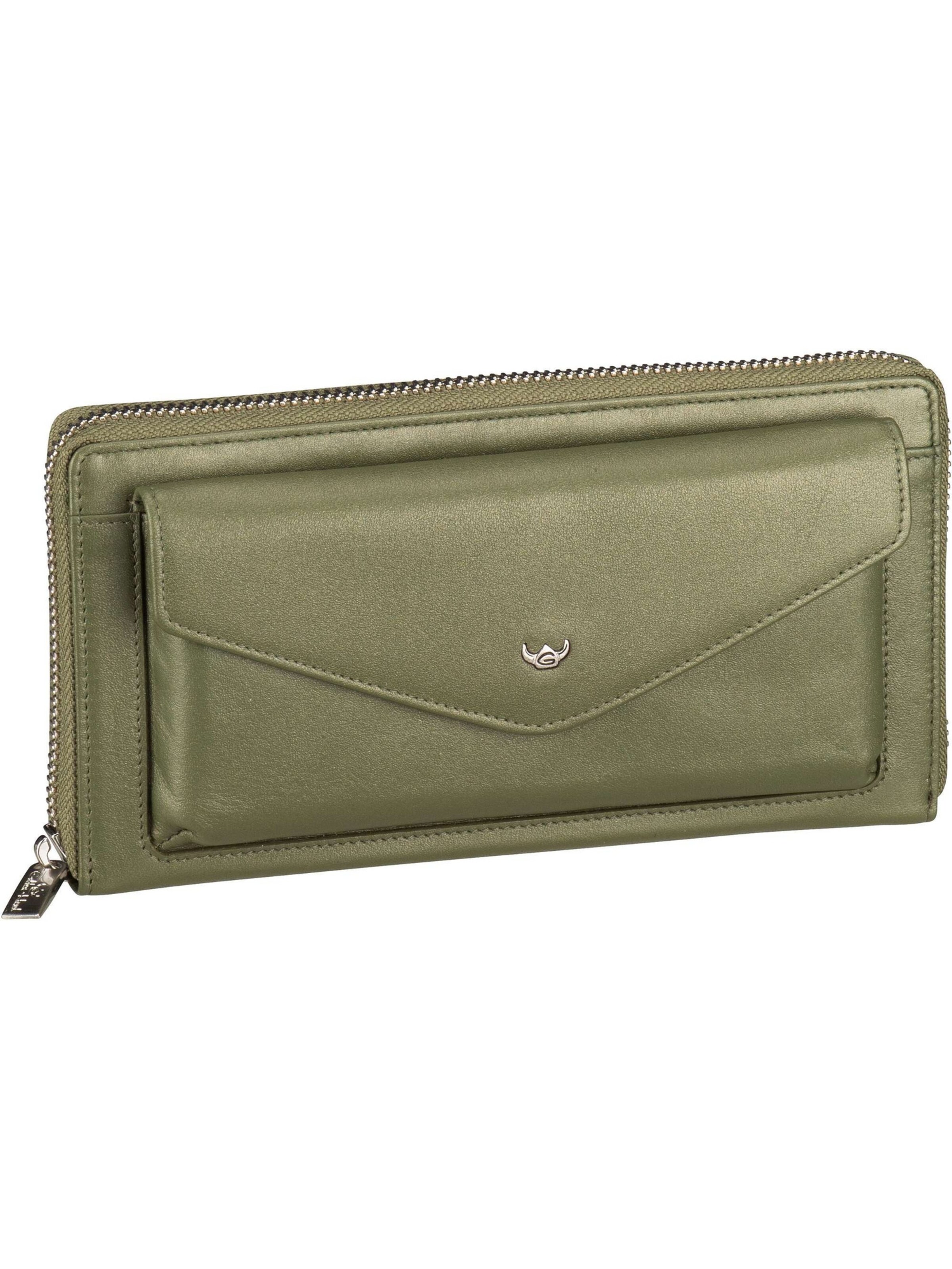 Porte-monnaies 'Valencia' GOLDEN HEAD en vert : devant