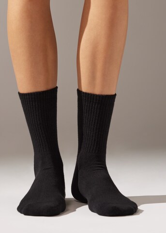 CALZEDONIA Socks in Black: front