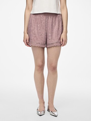 PIECES regular Bukser 'PCOlline' i pink: forside