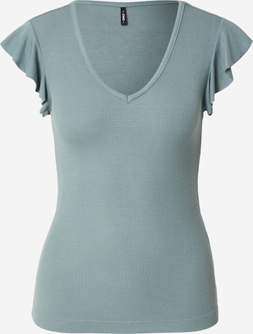 ONLY Футболка 'ONLBELIA' в Синий: спереди