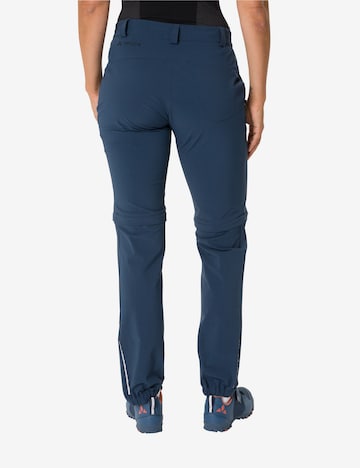 VAUDE Regular Functionele broek 'Yaras' in Blauw