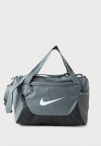 NIKE Спортивная сумка 'Brasilia' в Серый: спереди