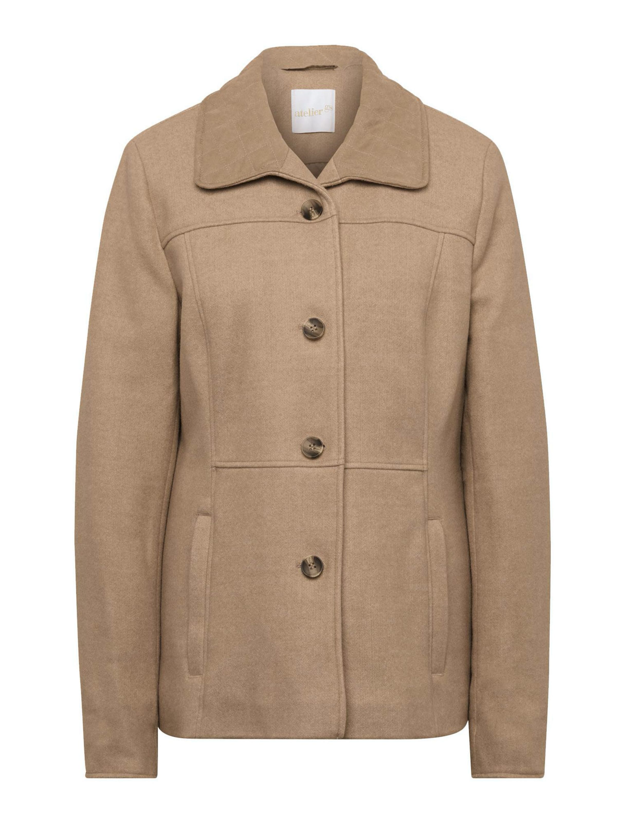 Goldner Between-season jacket in Brown: front