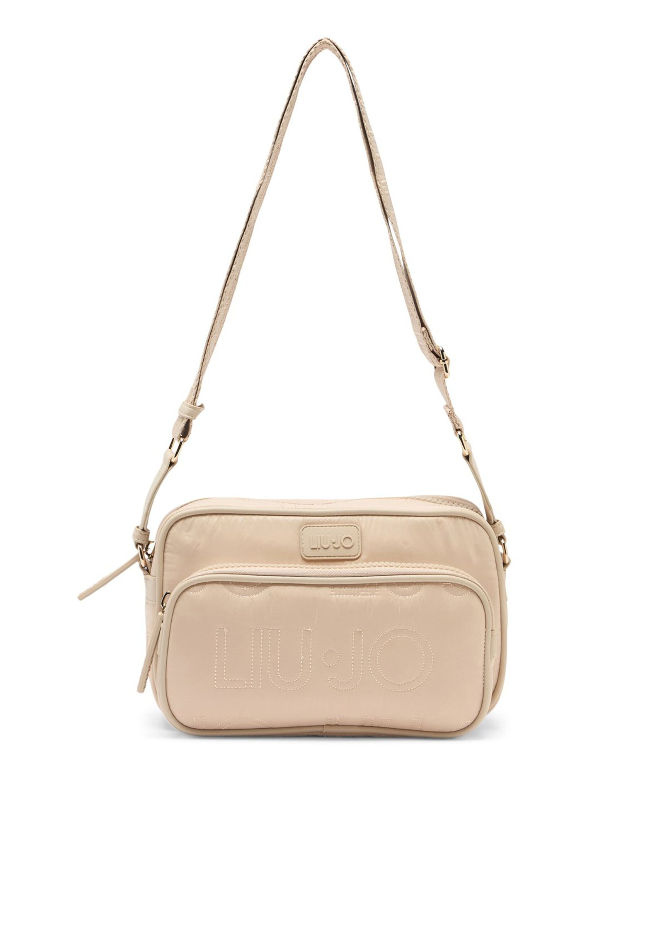 Borsa a tracolla di Liu Jo in beige: frontale