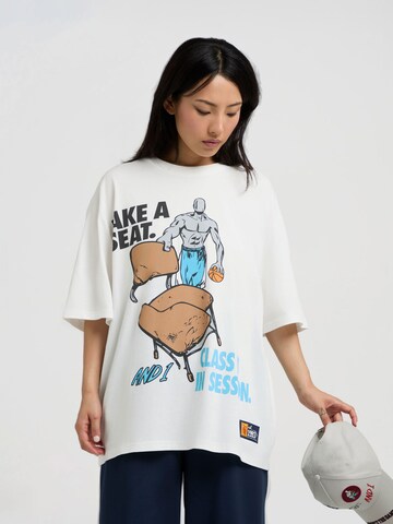 AND1 T-shirt i vit: framsida