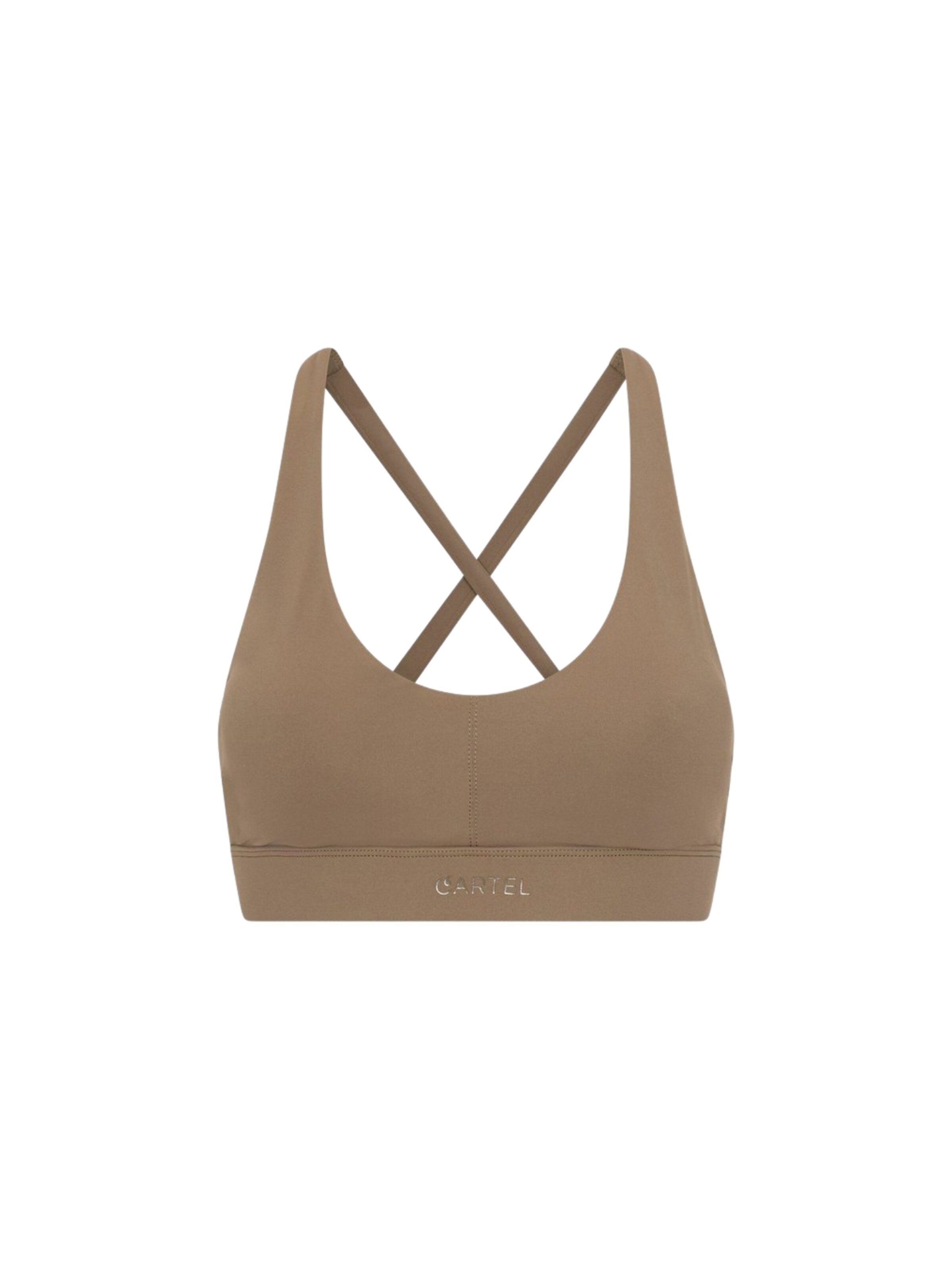 Haut ' Cartel x Align ' Copenhagen Cartel en marron : devant