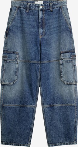 Bershka Loosefit Jeans in Blau: predná strana