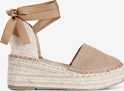 CAFè NOIR Sandale in beige / elfenbein, Produktansicht