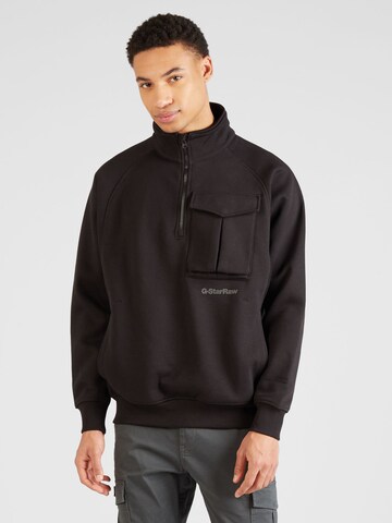 G-Star RAW Sweatshirt in Black: front