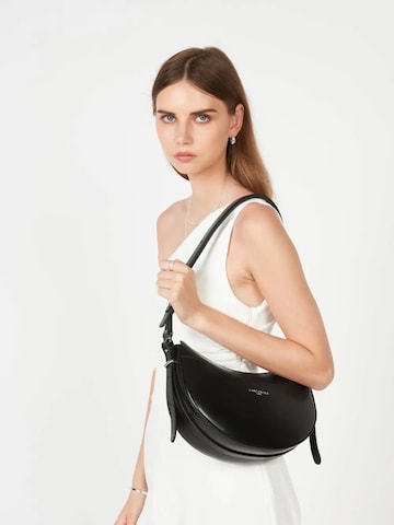 LANCASTER Paris - Bolso de mano 'Lancaster Sac besace Suave Ace Noir' en negro
