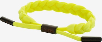 Braccialetto 'TubeBlet' di TUBELACES in giallo: frontale