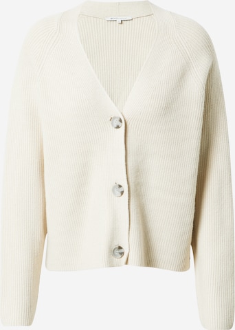 TOM TAILOR DENIM Knit Cardigan in Beige: front