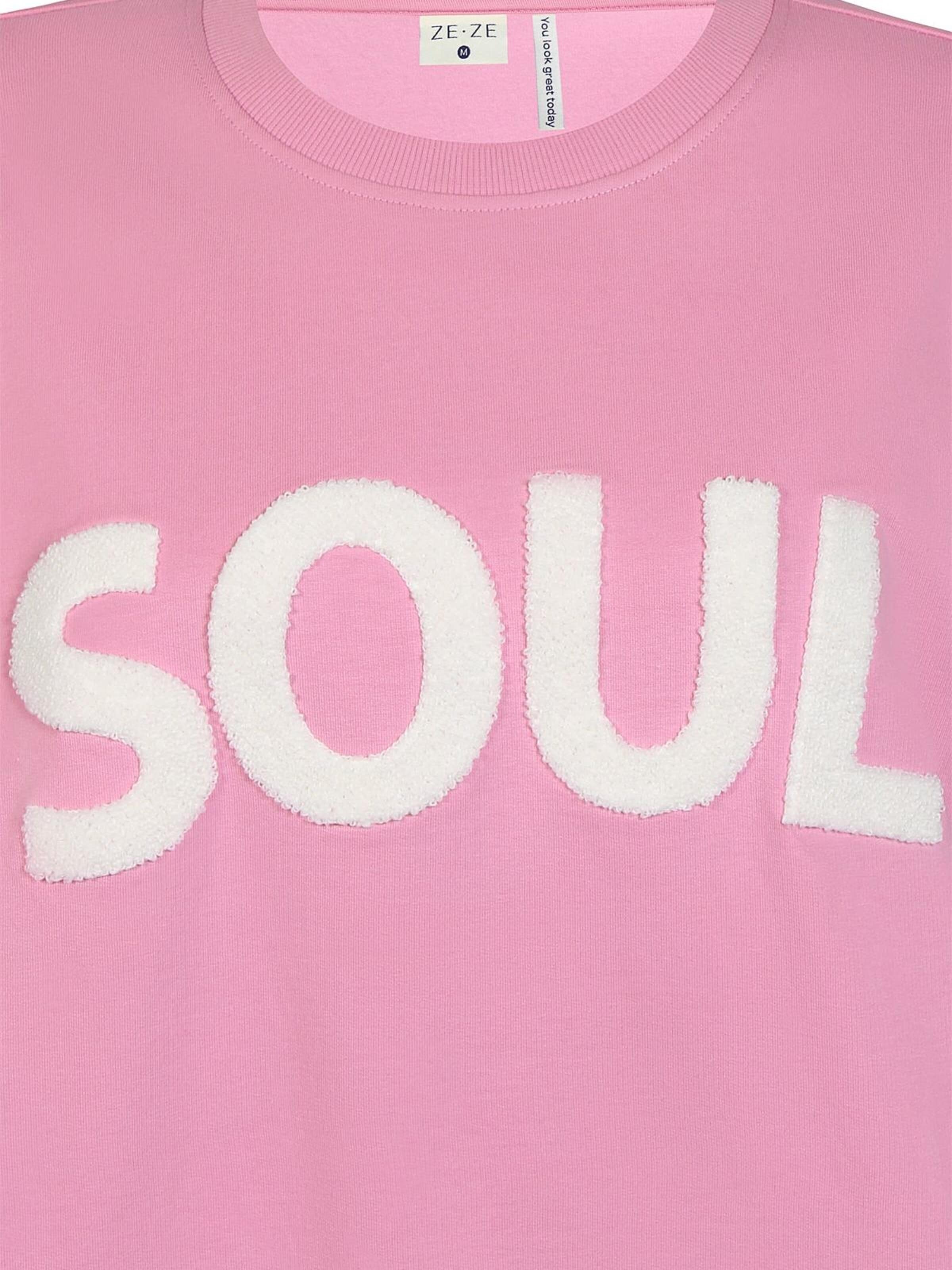 ze-ze Sweatshirt 'Esme 026' in Pink