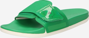 ADIDAS BY STELLA MCCARTNEY Beach & Pool Shoes in Green: front