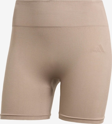 Pantaloni sport 'Essentials' de la ADIDAS PERFORMANCE pe maro: față