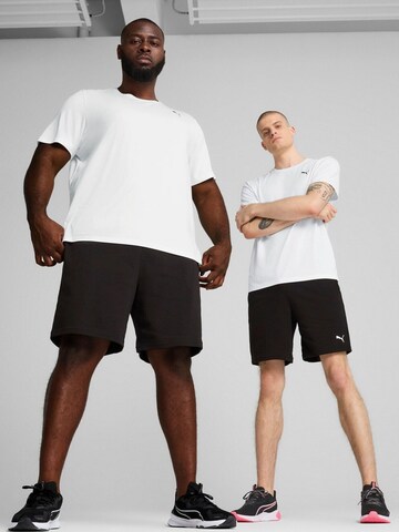 Regular Pantalon de sport 'Puma M Tad Essentials 8 Knit Short' PUMA en noir