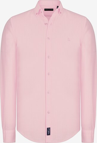 Chemise 'Mendy' Giorgio di Mare en rose : devant