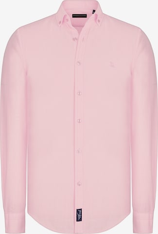 Giorgio di Mare Regular fit Overhemd 'Mendy' in Roze: voorkant