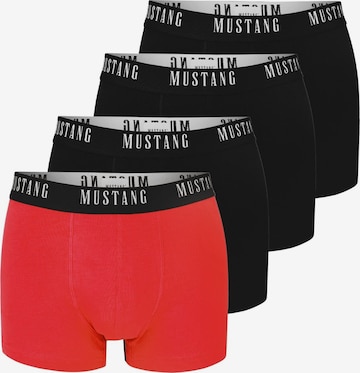 MUSTANG Boxershorts in Rot: Vorderseite