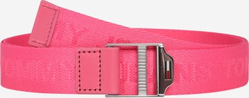 Tommy Jeans Belt 'Essential' in Pink: front