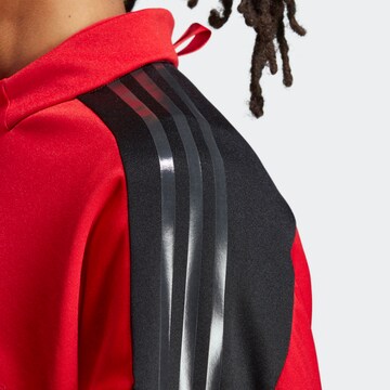 Veste de survêtement ADIDAS SPORTSWEAR en rouge