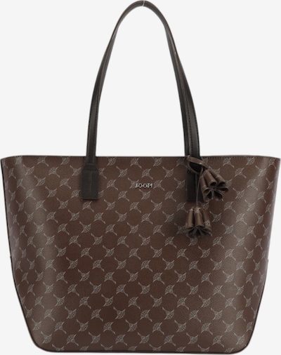JOOP! Shopper torba 'Flora 1.0 Corelie' u čokolada / kameno siva, Pregled proizvoda