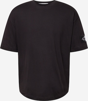 Calvin Klein Jeans - Camiseta en negro: frente