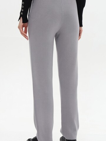 Passioni Slimfit Leggings 'Strickhose im Straight Fit mit Taschen' in Grau
