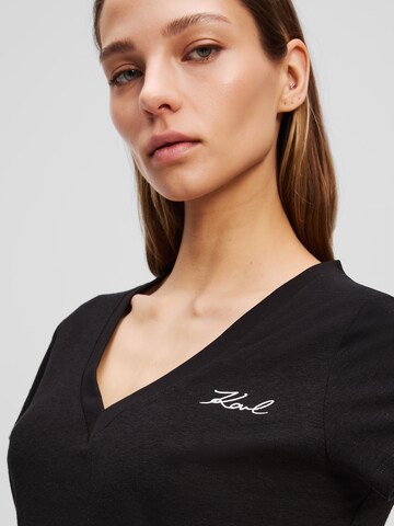 Karl Lagerfeld T-shirt in Schwarz