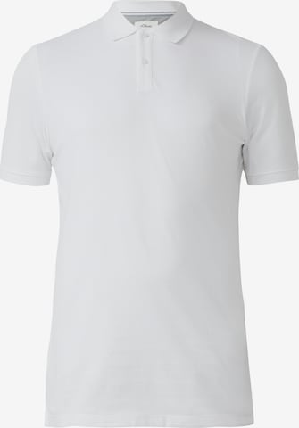 s.Oliver Men Tall Sizes Shirt in White: front