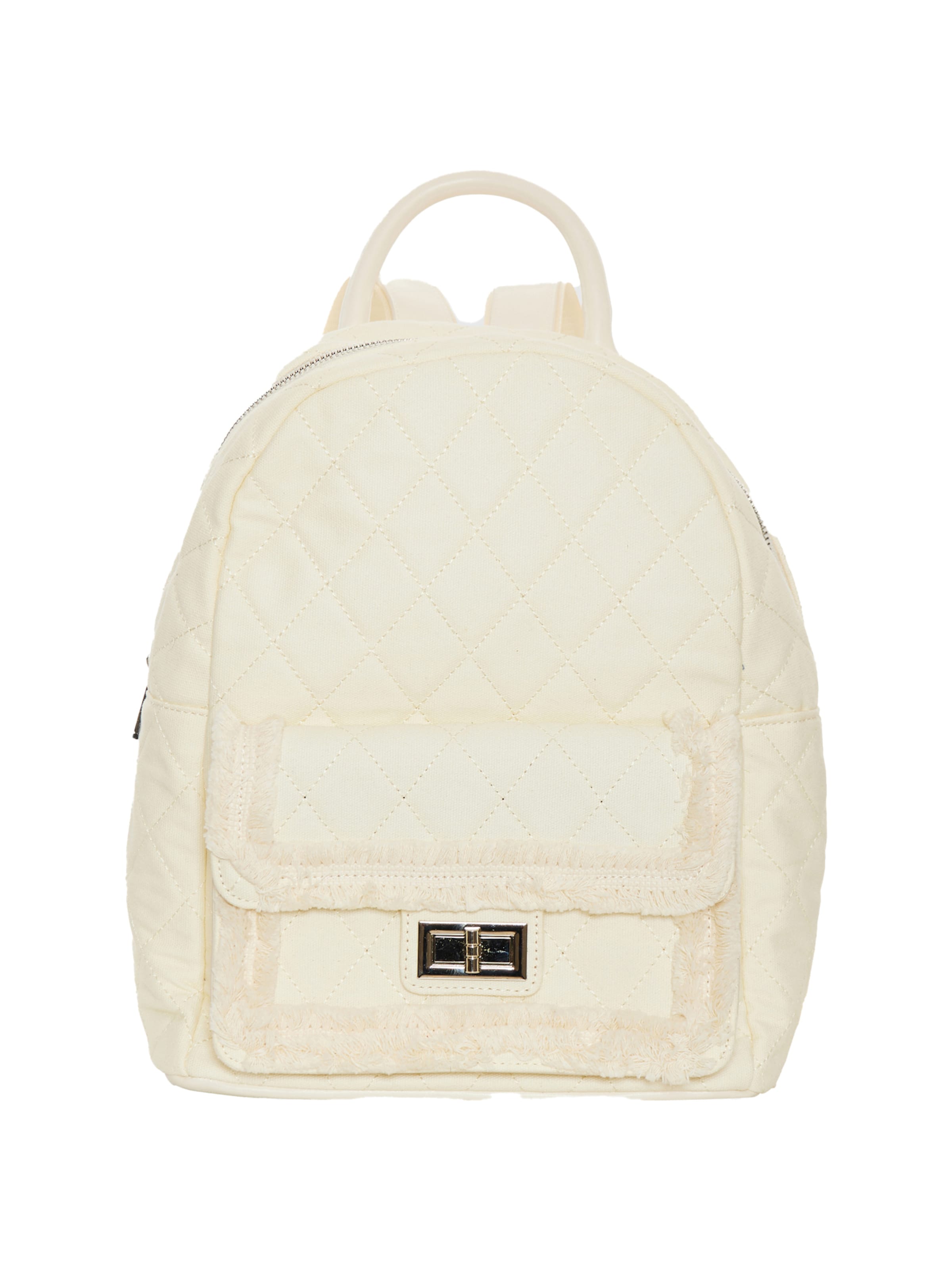 Funky Buddha Backpack in White: front