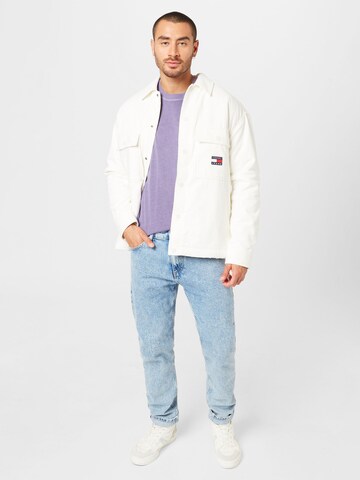 Tommy Jeans - Ajuste regular Chaqueta de entretiempo en blanco