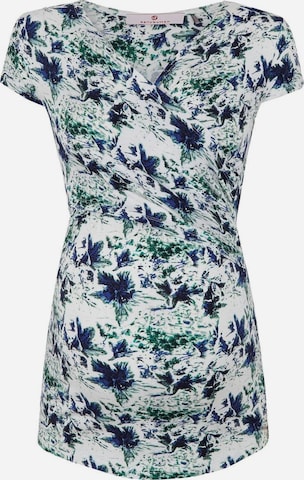 BELLYBUTTON Bluse 'T-Shirt mit Stillfunktion' in Blau: Vorderseite