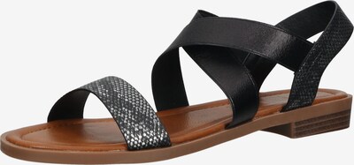 Fitters Footwear Sandale in silbergrau / schwarz, Produktansicht