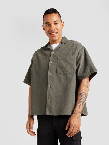 Only & Sons Comfort fit Overhemd 'Alfi' in Grijs: voorkant