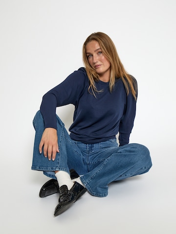 Sweat-shirt 'Dicette ' Peppercorn en bleu