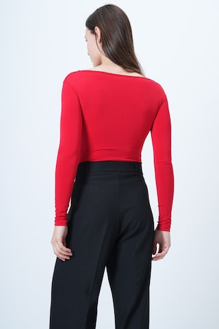 T-shirt Trend Alaçatı Stili en rouge