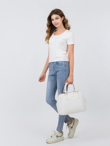 Princely London Handtasche 'Victoria'‌‌‌ in Weiß