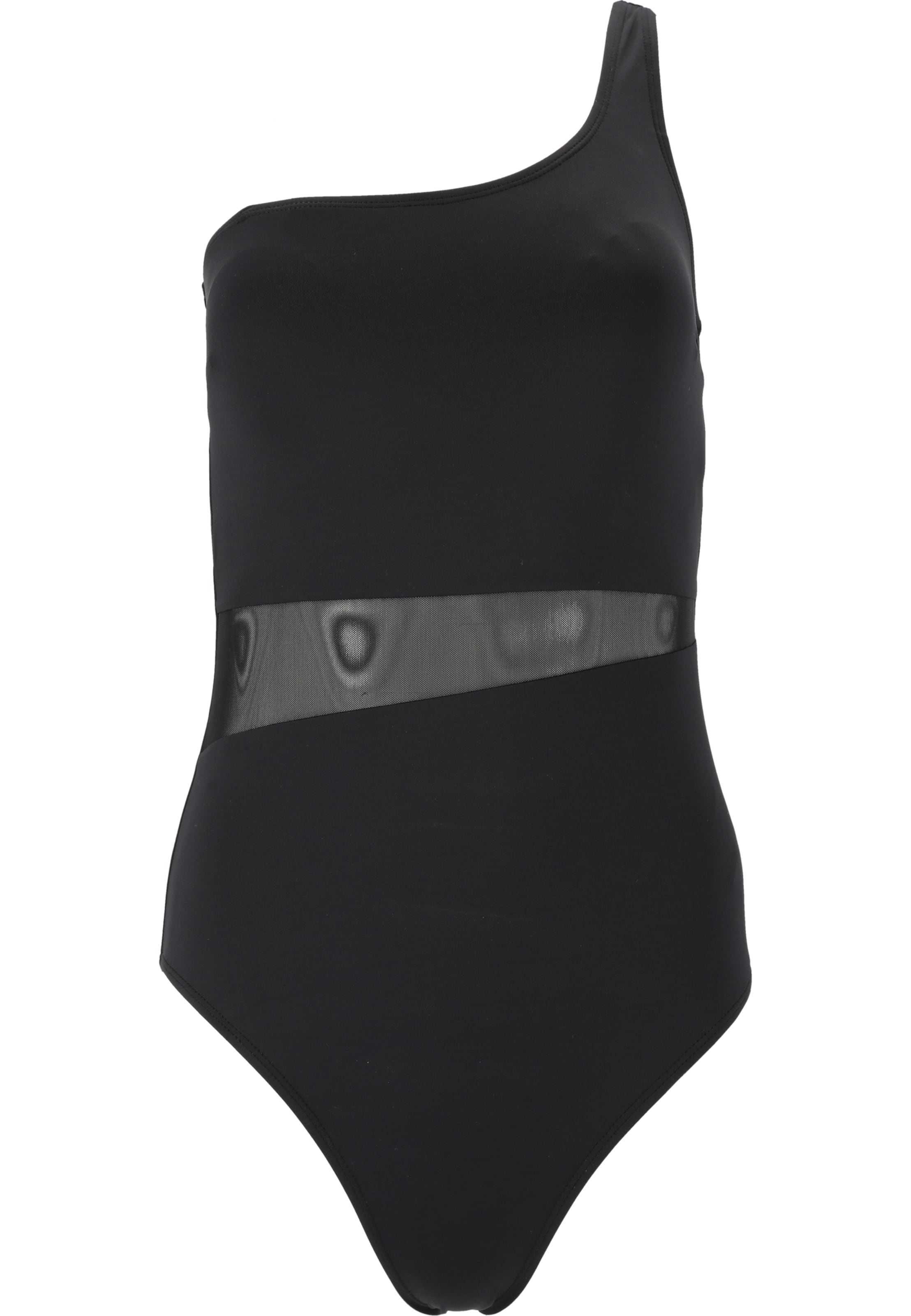 Athlecia Triangel Badeanzug in Schwarz: Vorderseite