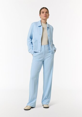 COMMA Loose fit Trousers with creases in Blue