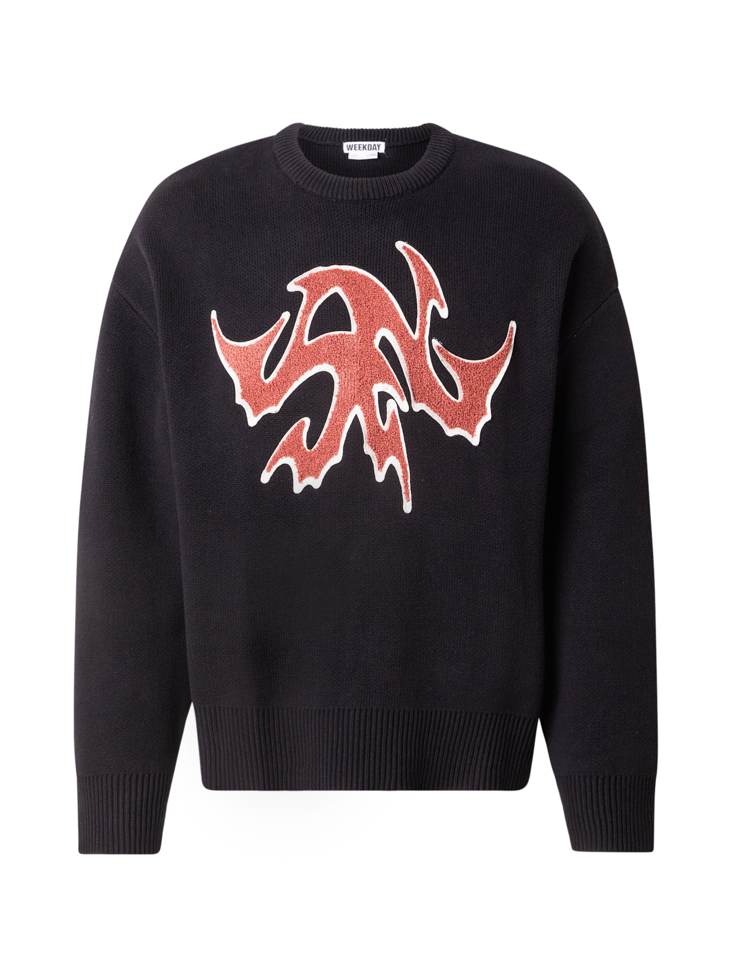 WEEKDAY Pulover 'Cypher' | črna barva: sprednja stran