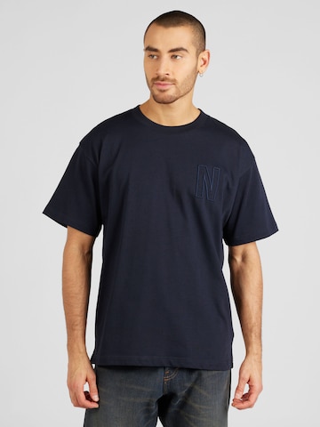 NORSE PROJECTS T-Shirt 'Simon' in Blau: predná strana