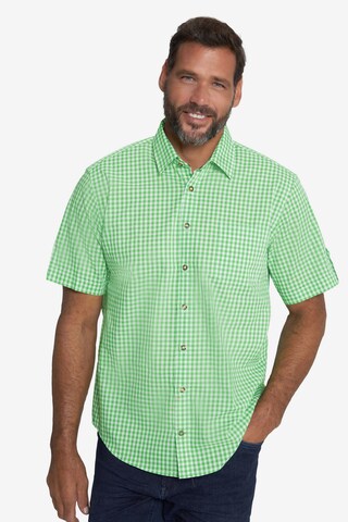 JP1880 Regular fit Button Up Shirt in Green: front